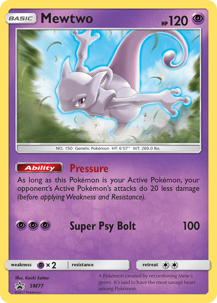 Carta Pokémon Mewtwo SM77