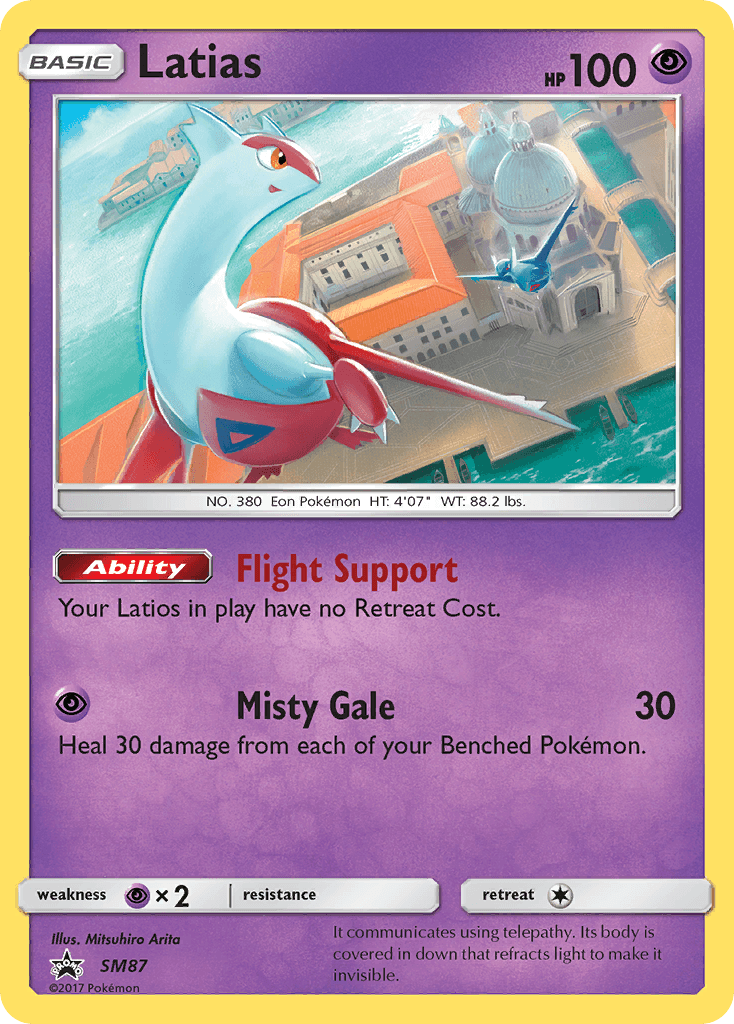 Carta Pokémon Latias SM87