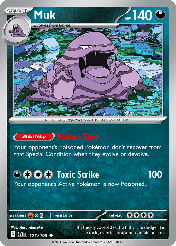 Carta Pokémon Muk