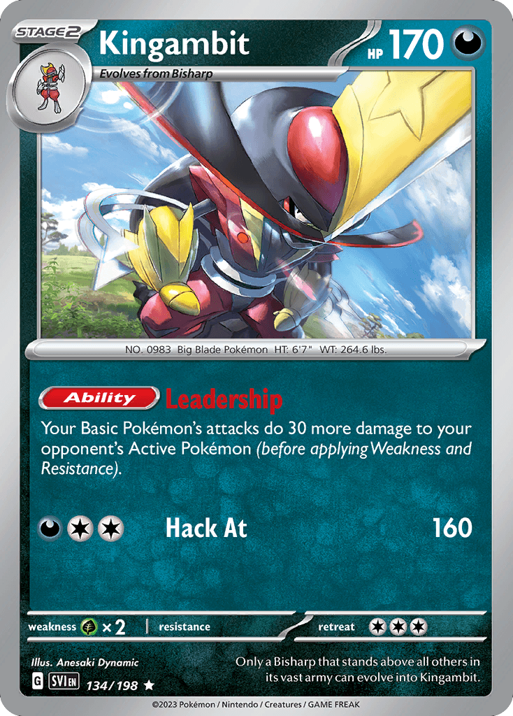 Carta Pokémon Kingambit