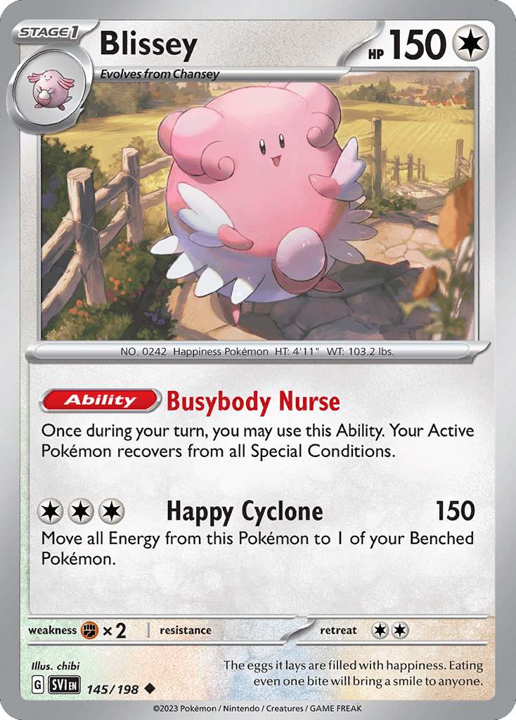 Carta Pokémon Blissey 145