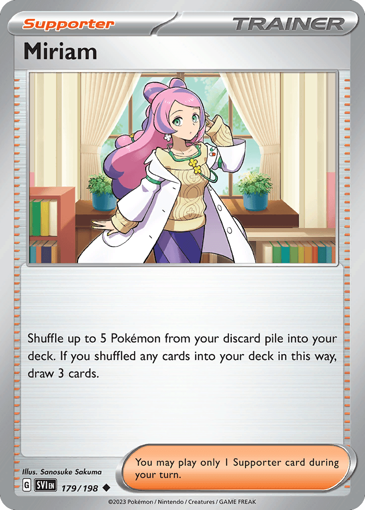 Carta Pokémon Miriam 179