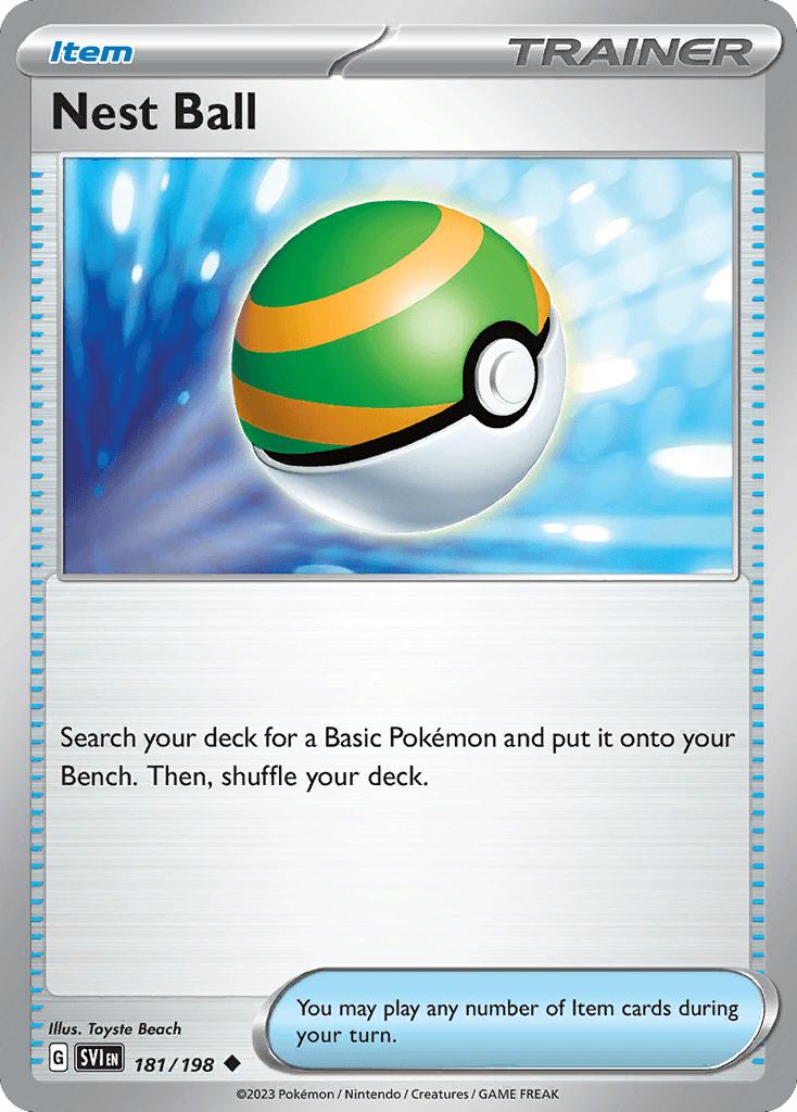 Carta Pokémon Nest Ball 181