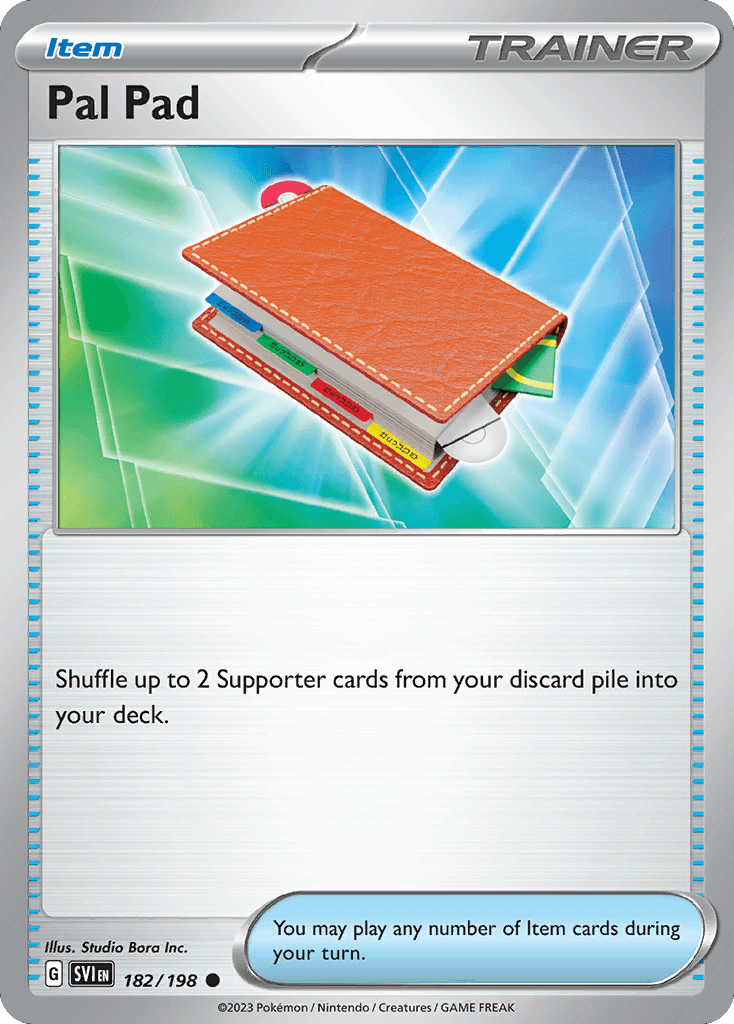 Carta Pokémon Pal Pad 182