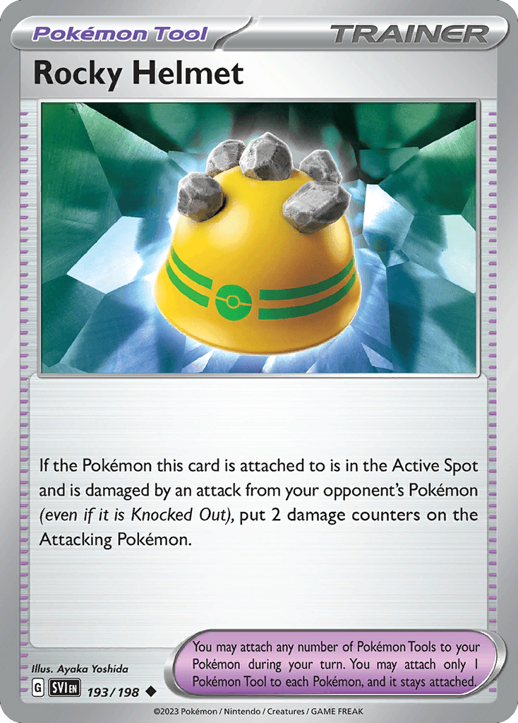 Carta Pokémon Rocky Helmet 193