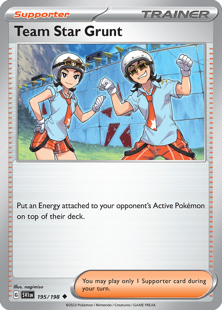 Carta Pokémon Team Star Grunt 195