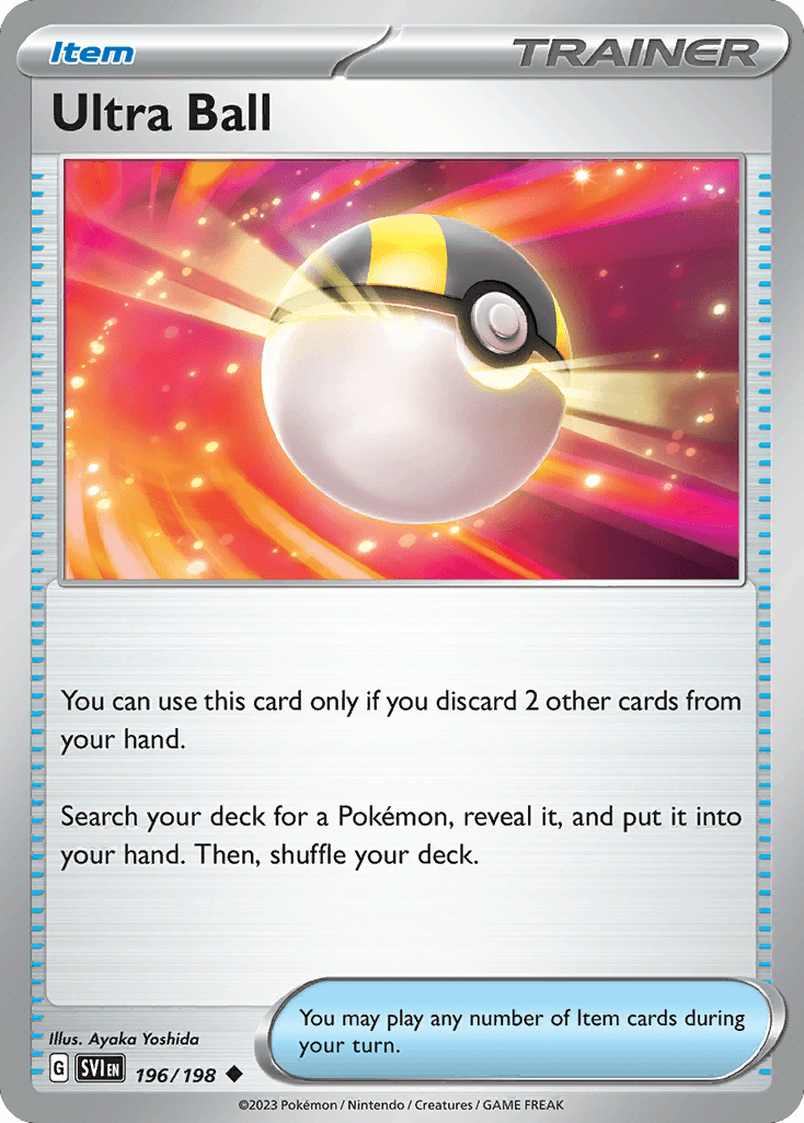 Carta Pokémon Ultra Ball 196