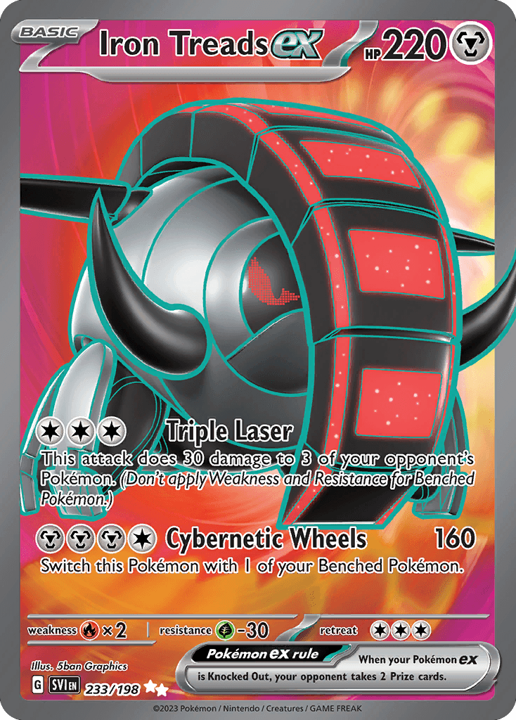 Carta Pokémon Iron Treads ex 233