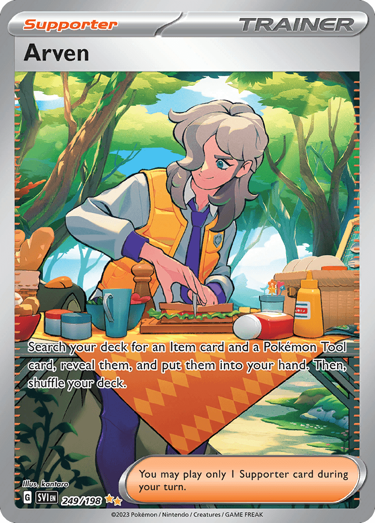 Carta Pokémon Arven 249