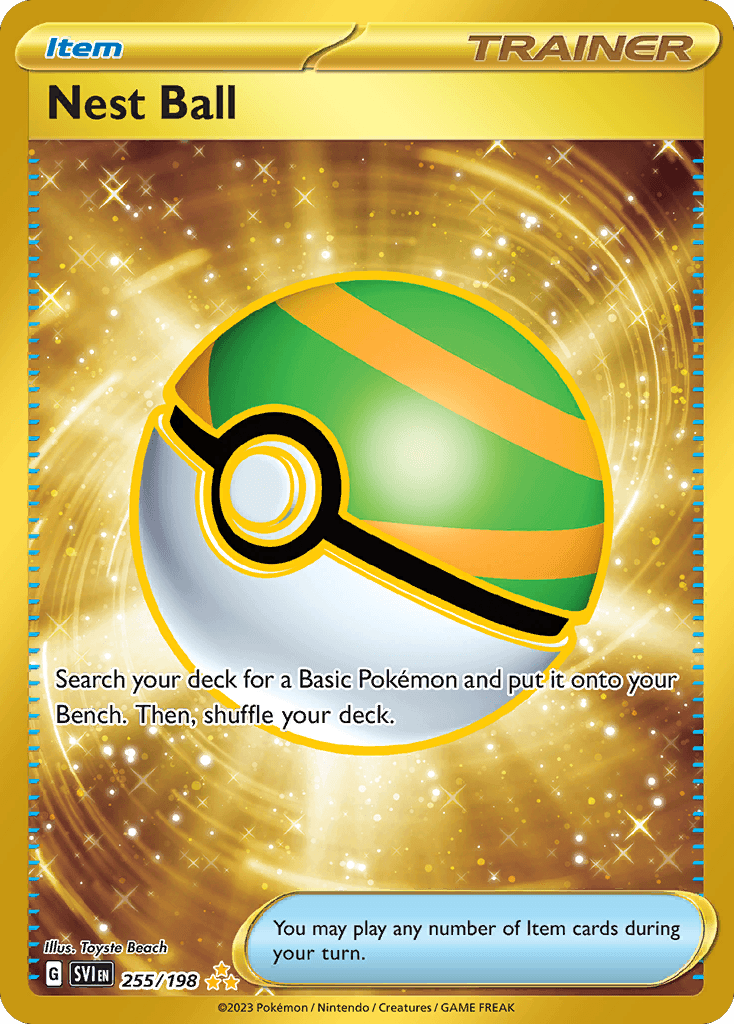 Carta Pokémon Nest Ball 255