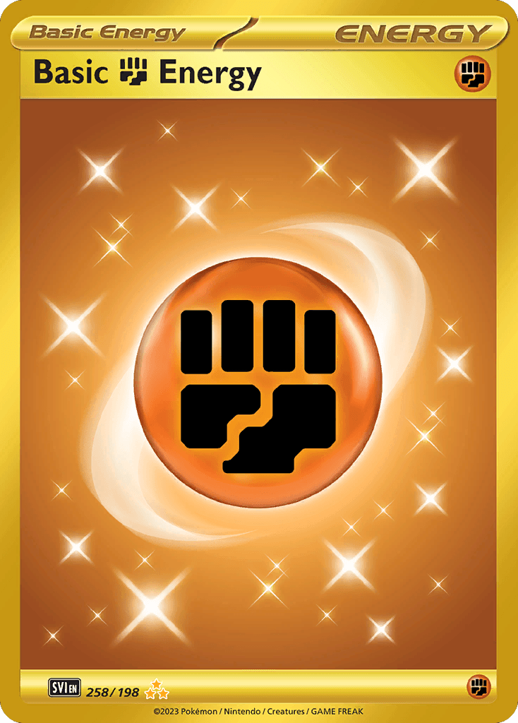 Carta Pokémon Basic Fighting Energy 258