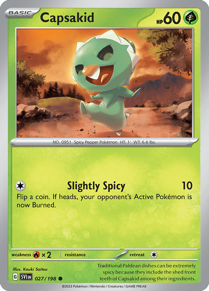 Carta Pokémon Capsakid