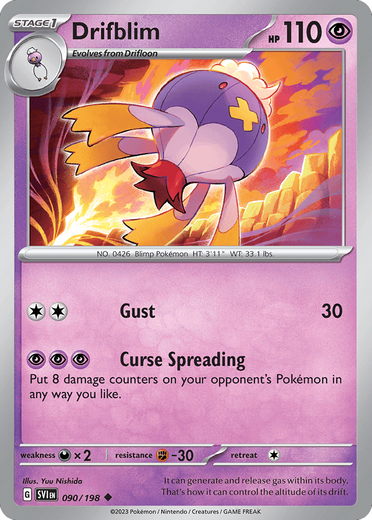 Carta Pokémon Drifblim