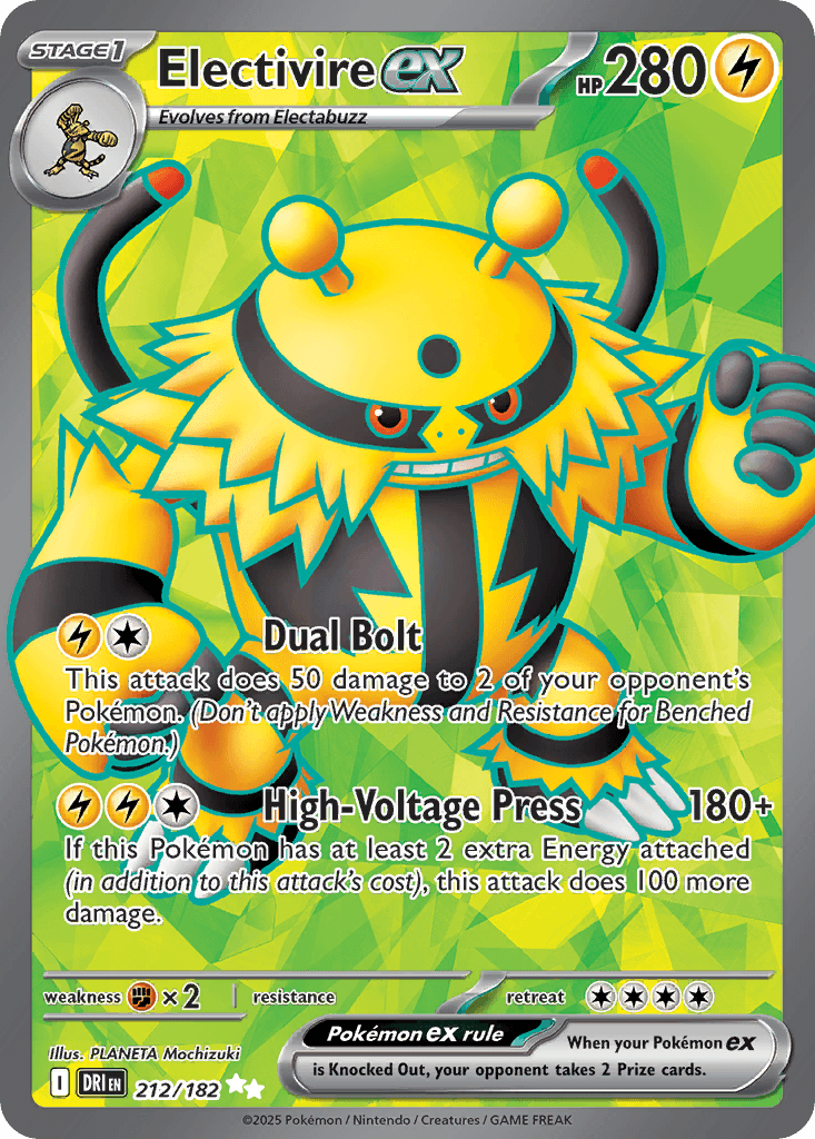 Carta Pokémon Electivire ex 212