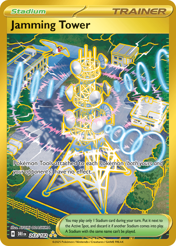 Carta Pokémon Jamming Tower 243