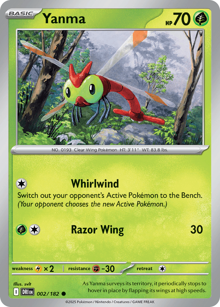Carta Pokémon Yanma 2