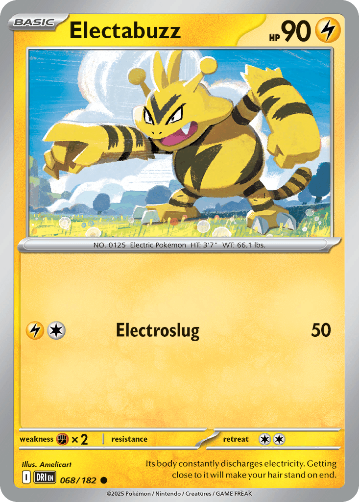 Carta Pokémon Electabuzz 68
