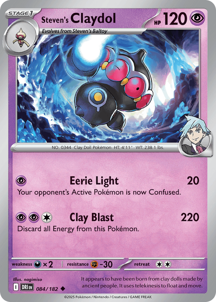 Carta Pokémon Steven's Claydol 84