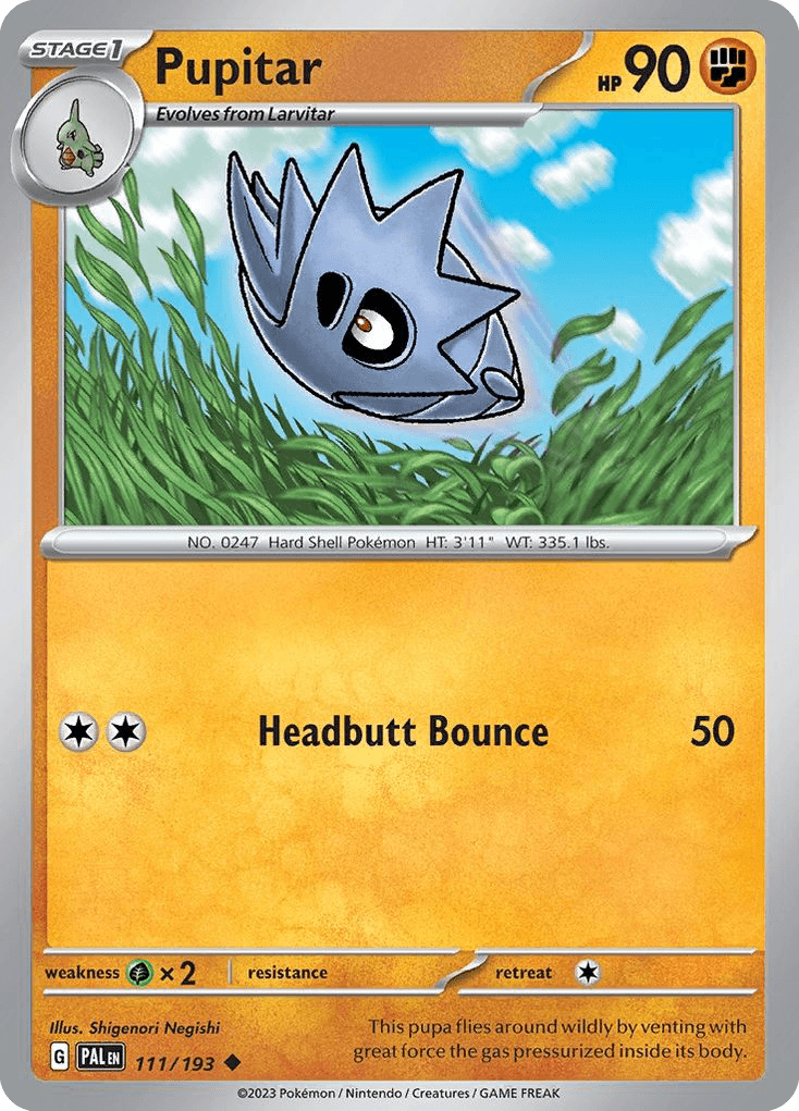 Carta Pokémon Pupitar 111