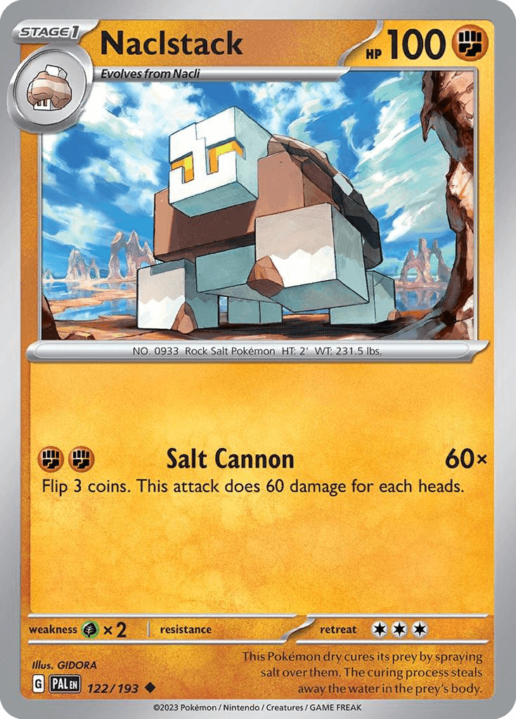 Carta Pokémon Naclstack 122