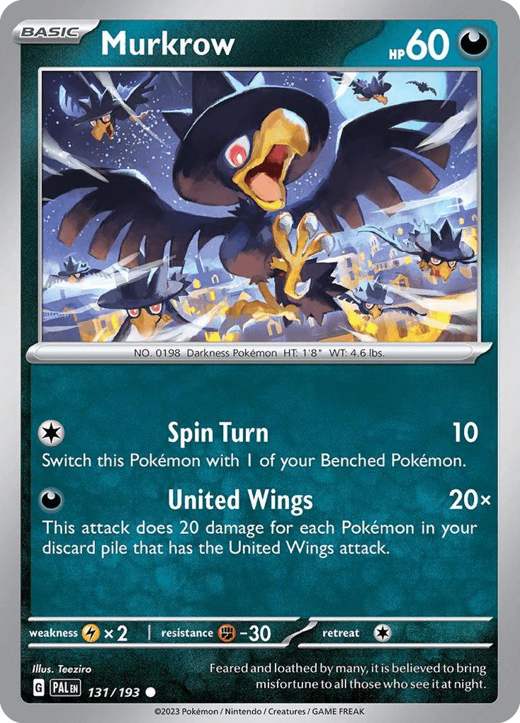 Carta Pokémon Murkrow