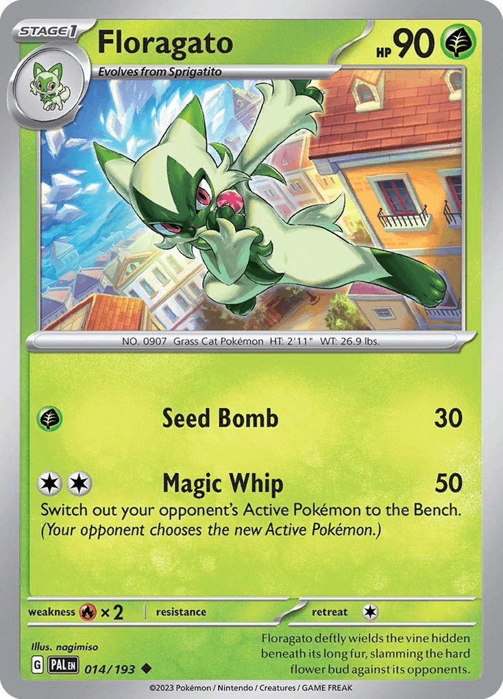 Carta Pokémon Floragato 14