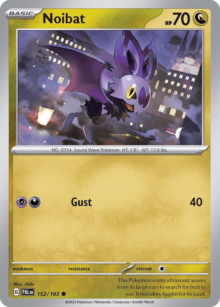 Carta Pokémon Noibat 152