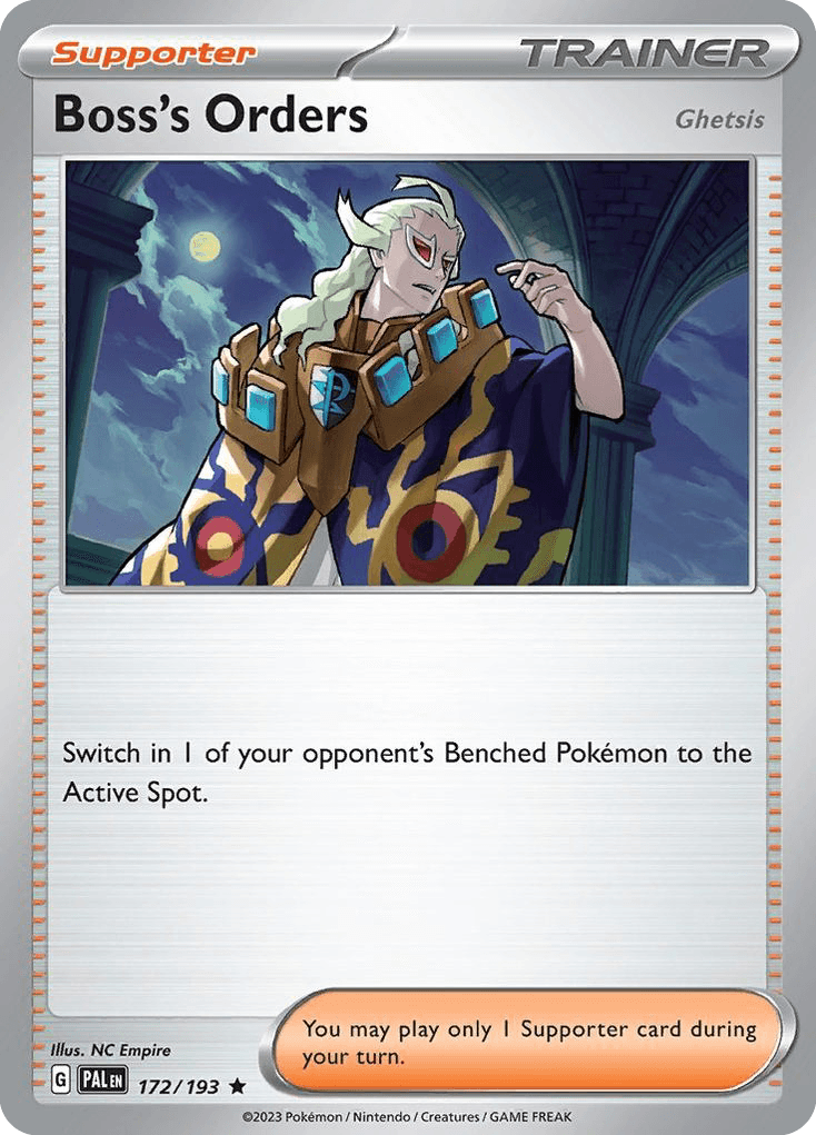 Carta Pokémon Boss's Orders (Ghetsis) 172