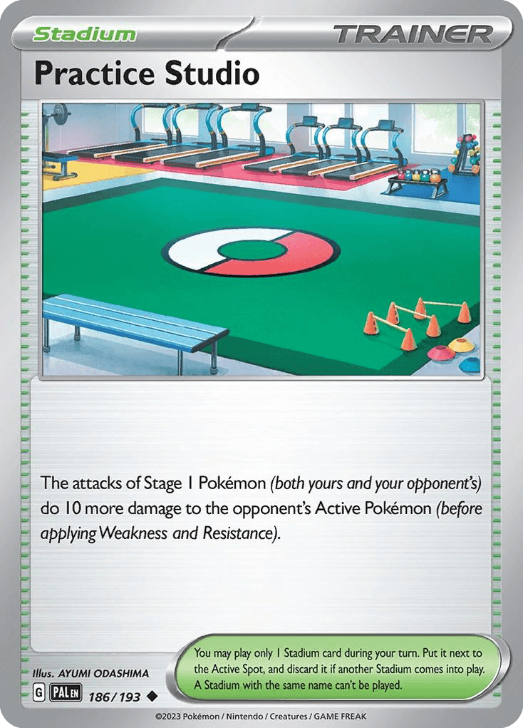 Carta Pokémon Practice Studio 186