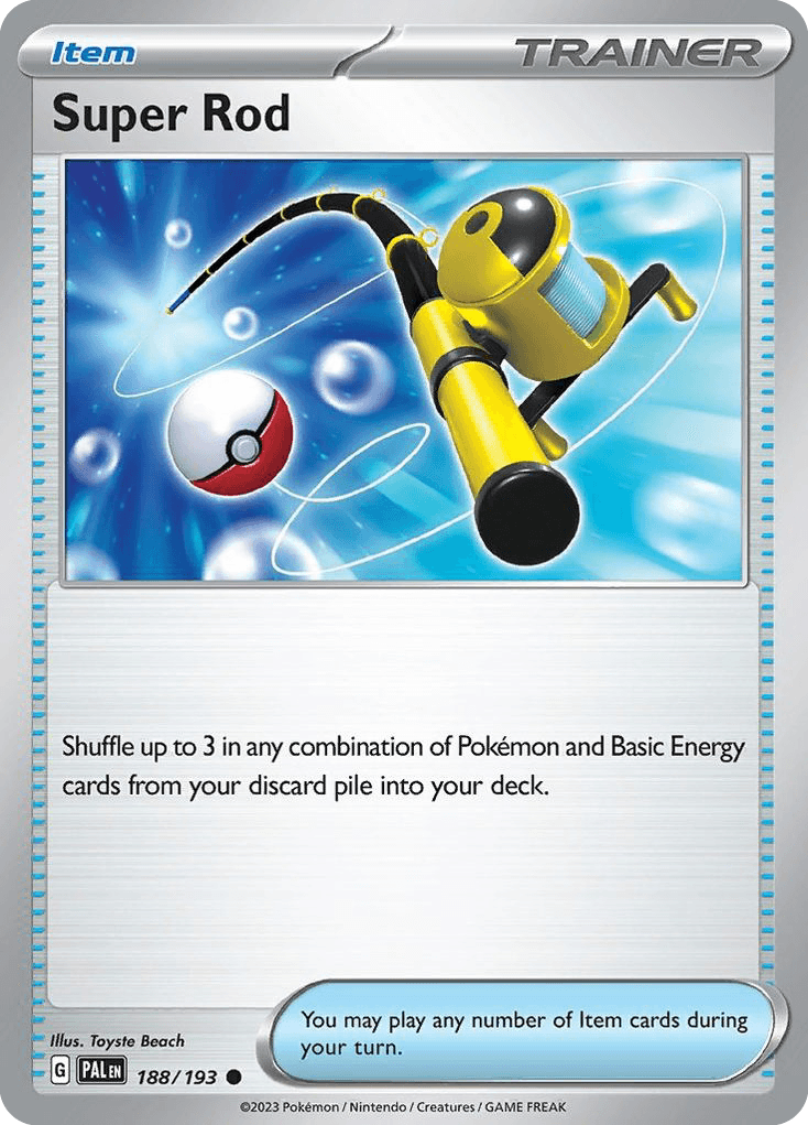 Carta Pokémon Super Rod 188