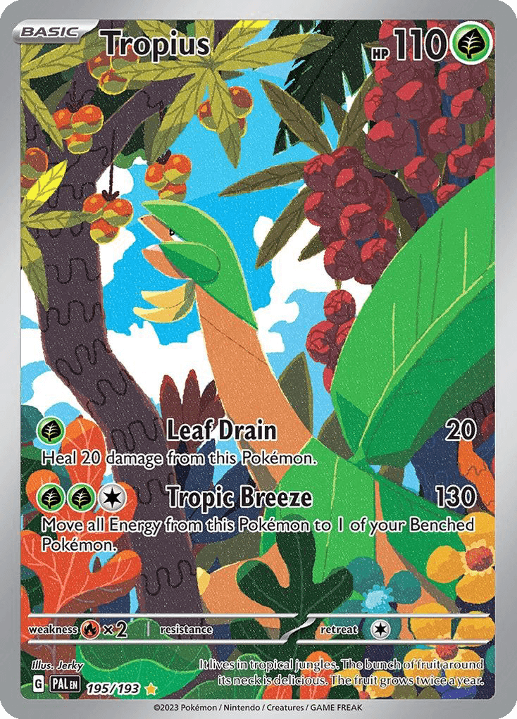 Carta Pokémon Tropius 195