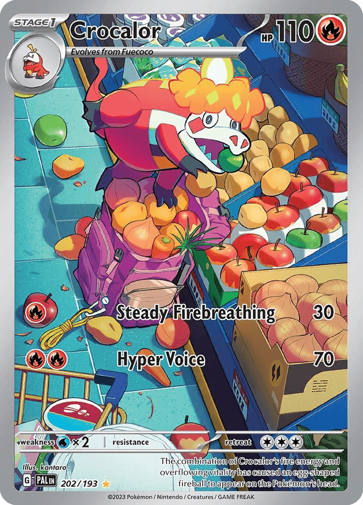 Carta Pokémon Crocalor 202