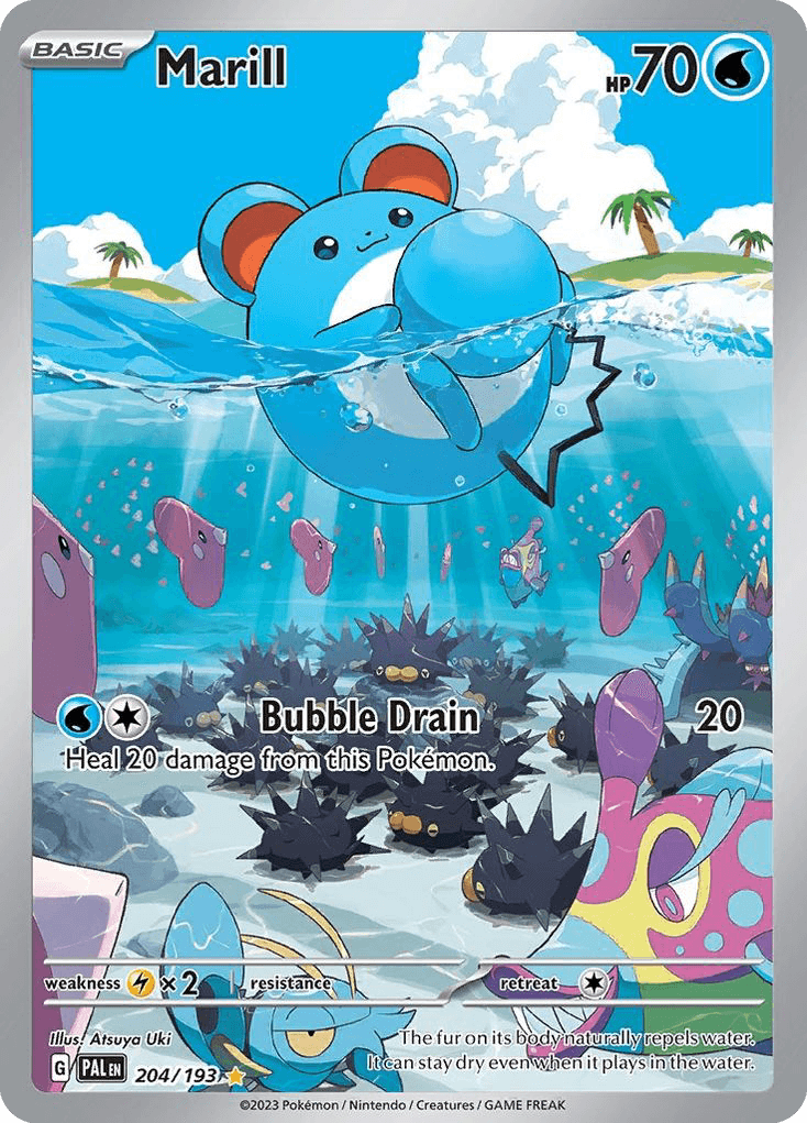 Carta Pokémon Marill 204