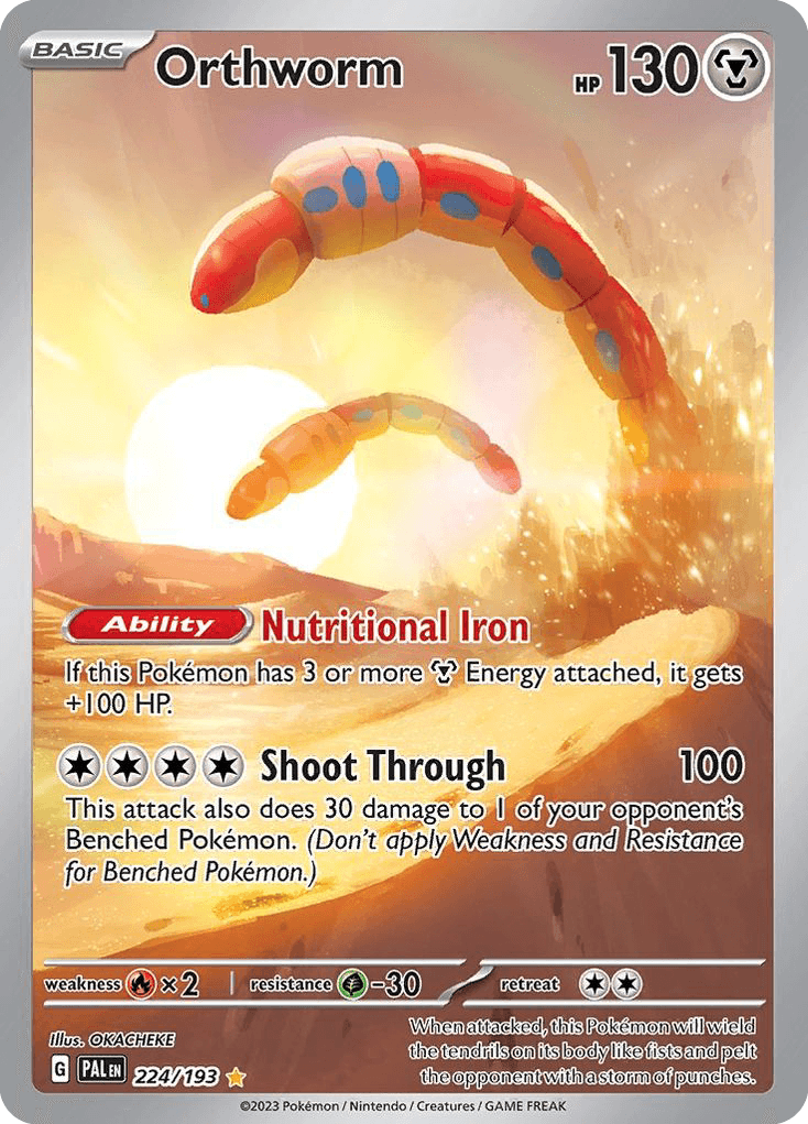 Carta Pokémon Orthworm 224