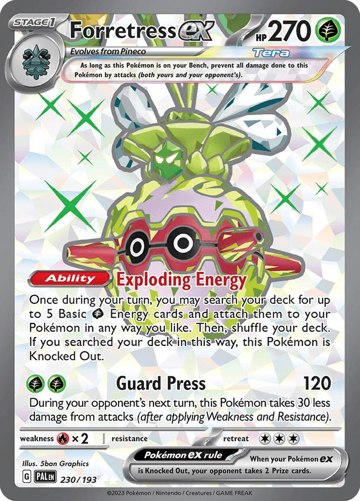 Carta Pokémon Forretress ex 230