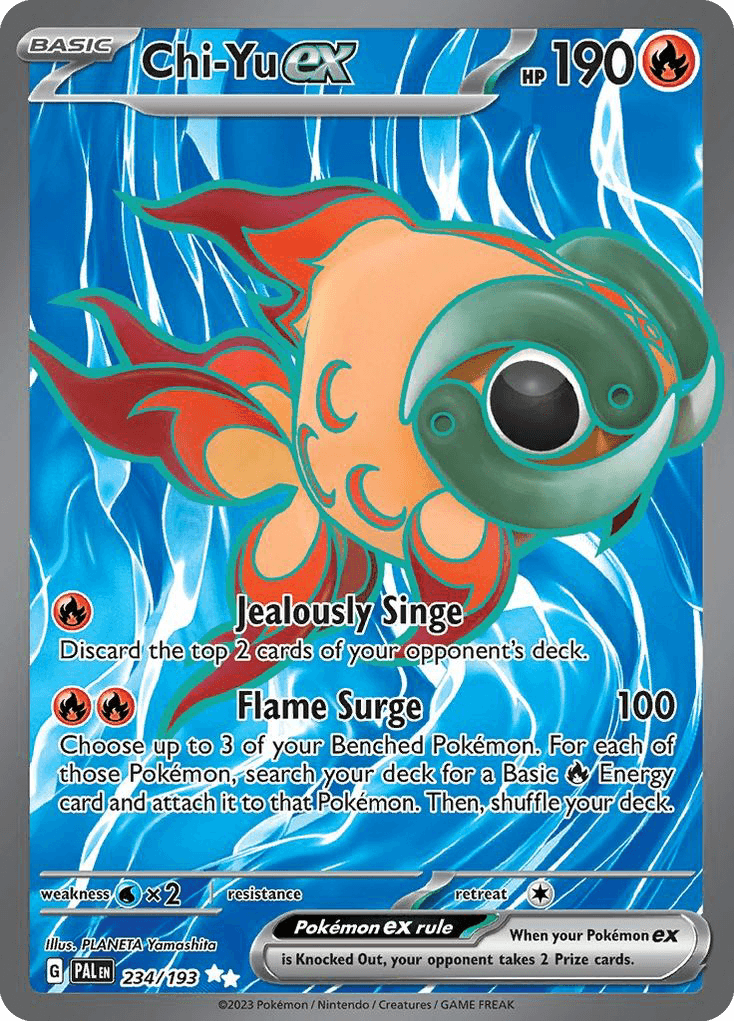 Carta Pokémon Chi-Yu ex 234