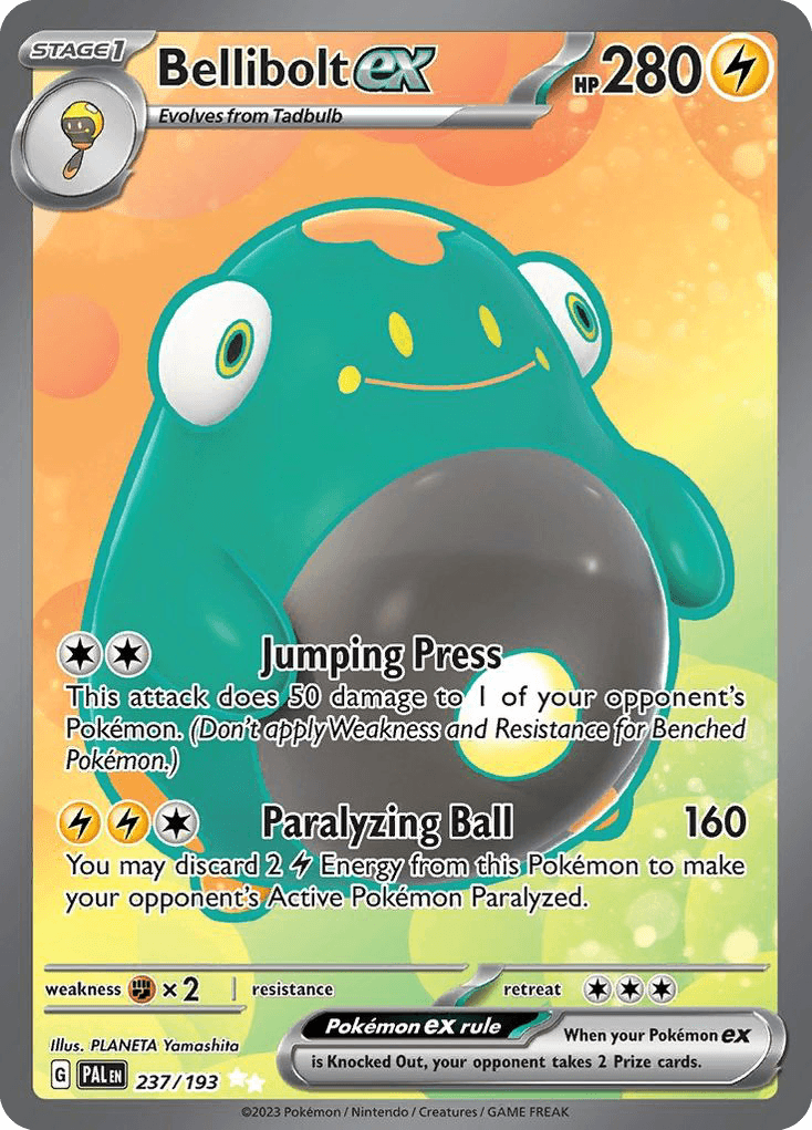 Carta Pokémon Bellibolt ex 237