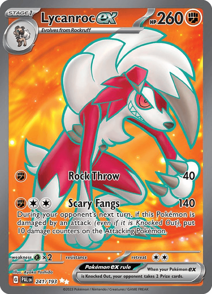 Carta Pokémon Lycanroc ex 241