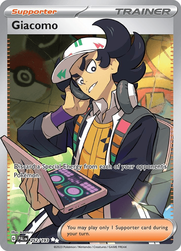 Carta Pokémon Giacomo 252