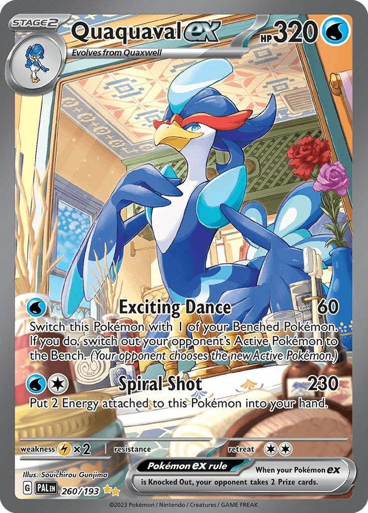 Carta Pokémon Quaquaval ex 260