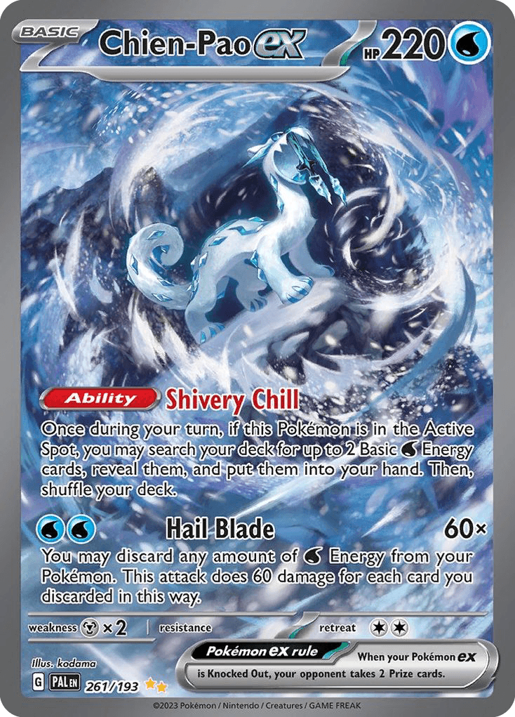 Carta Pokémon Chien-Pao ex 261