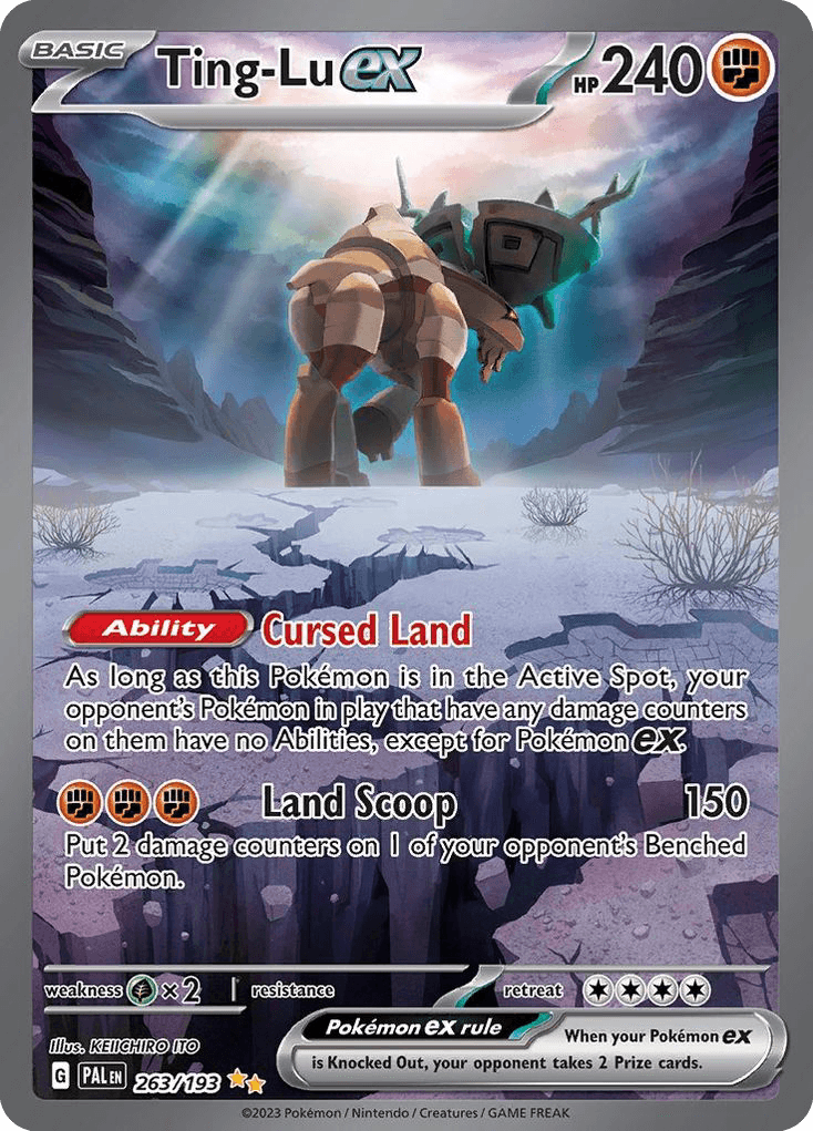 Carta Pokémon Ting-Lu ex 263