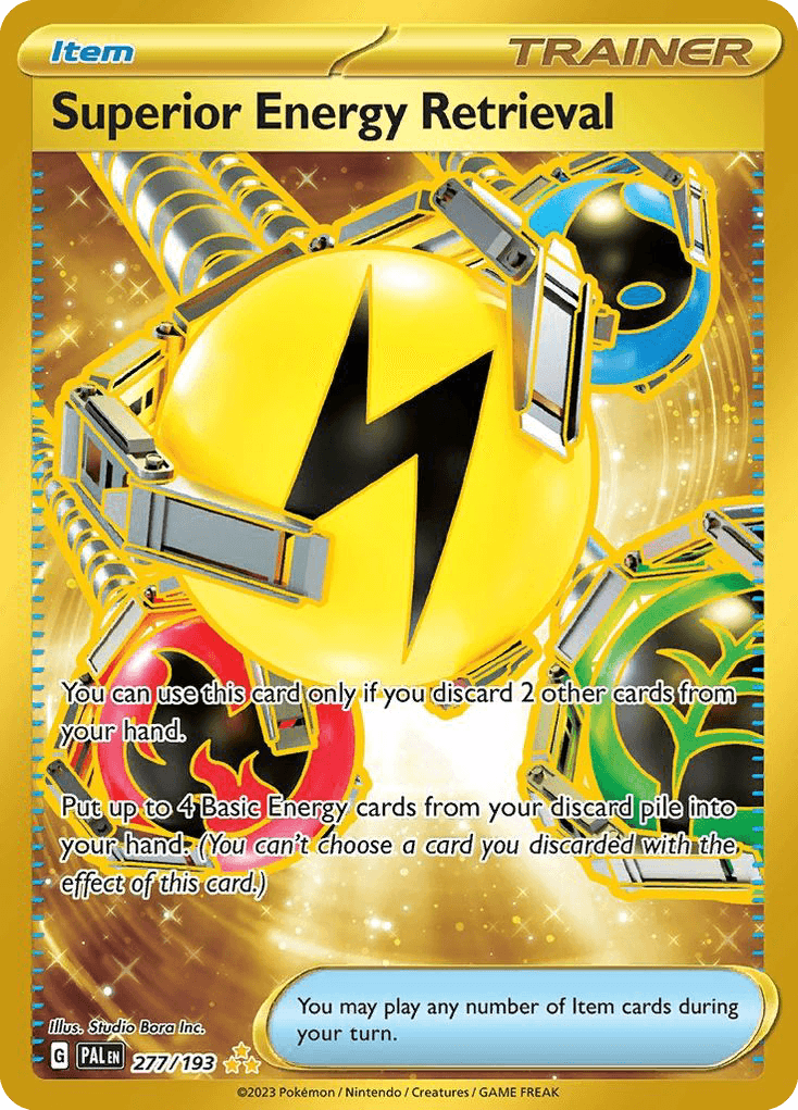 Carta Pokémon Superior Energy Retrieval 277 de Paldea Evolved