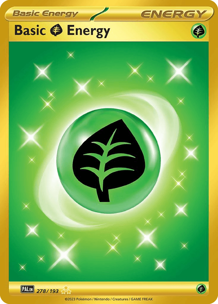 Carta Pokémon Basic Grass Energy 278