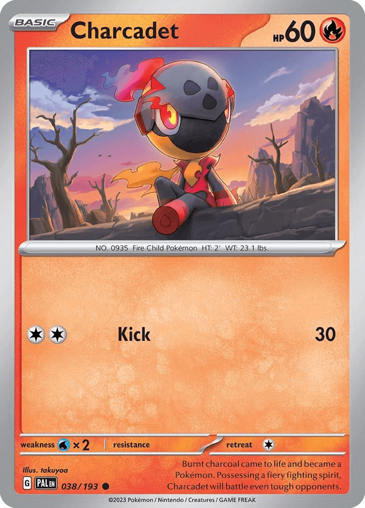 Carta Pokémon Charcadet 38