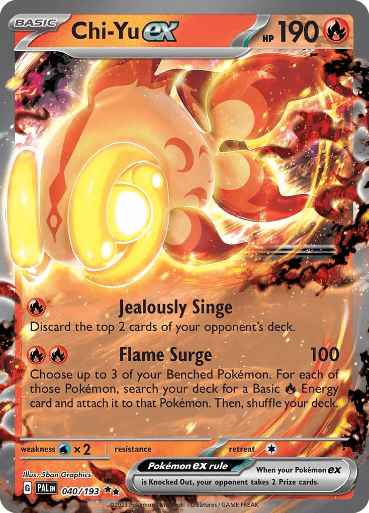 Carta Pokémon Chi-Yu ex 40
