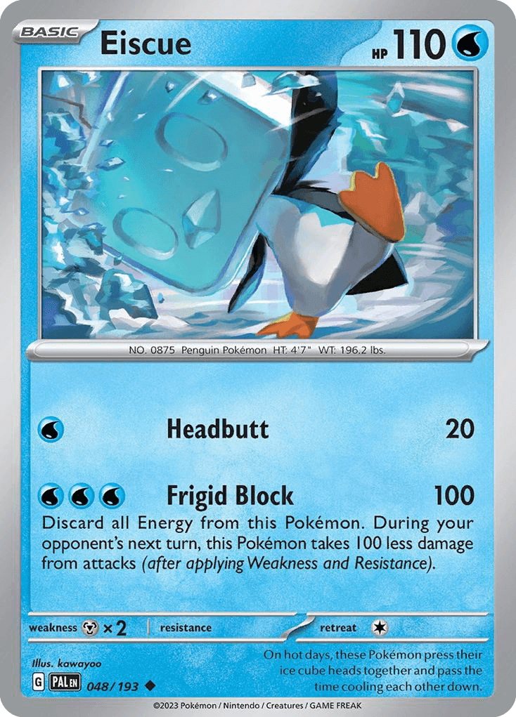 Carta Pokémon Eiscue 48
