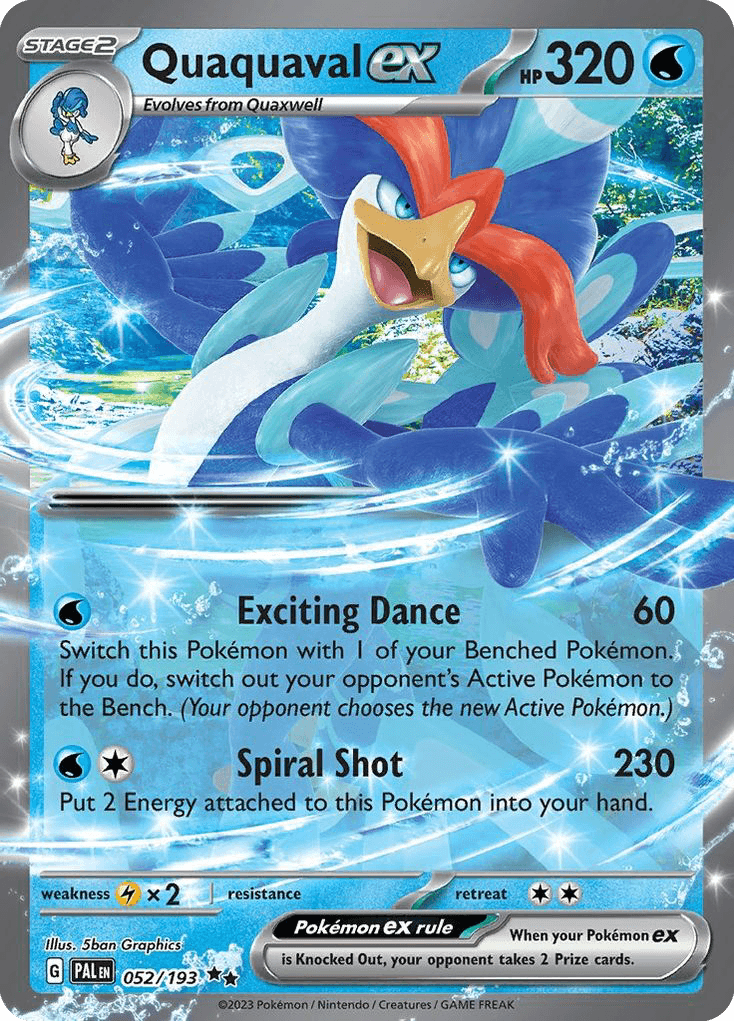 Carta Pokémon Quaquaval ex 52