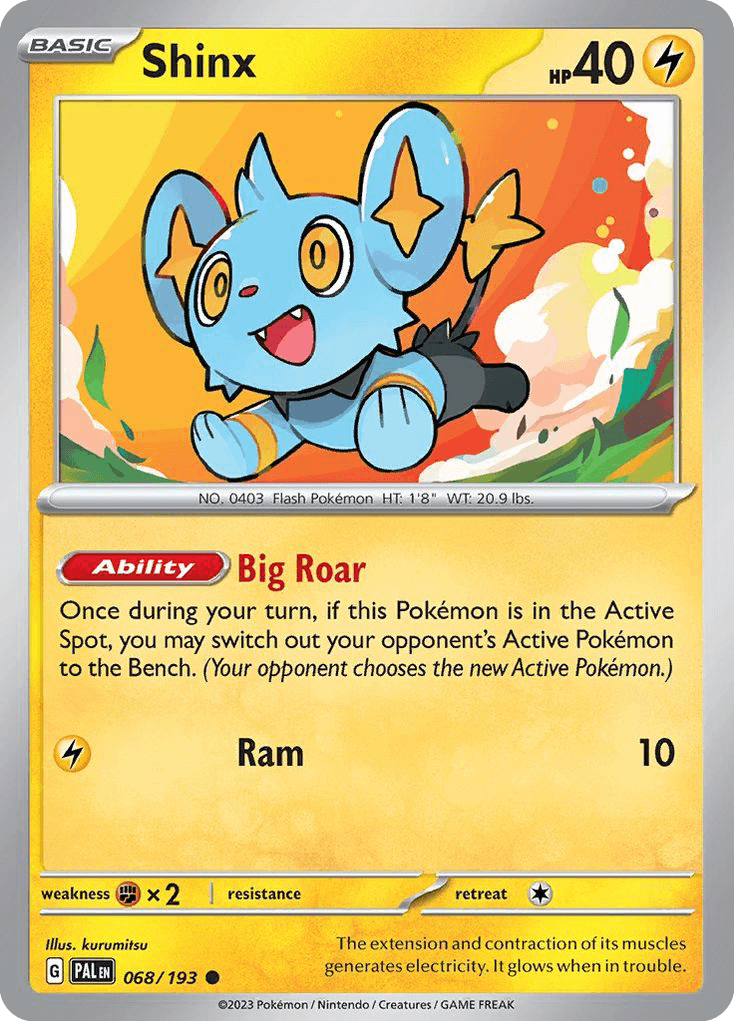 Carta Pokémon Shinx 68