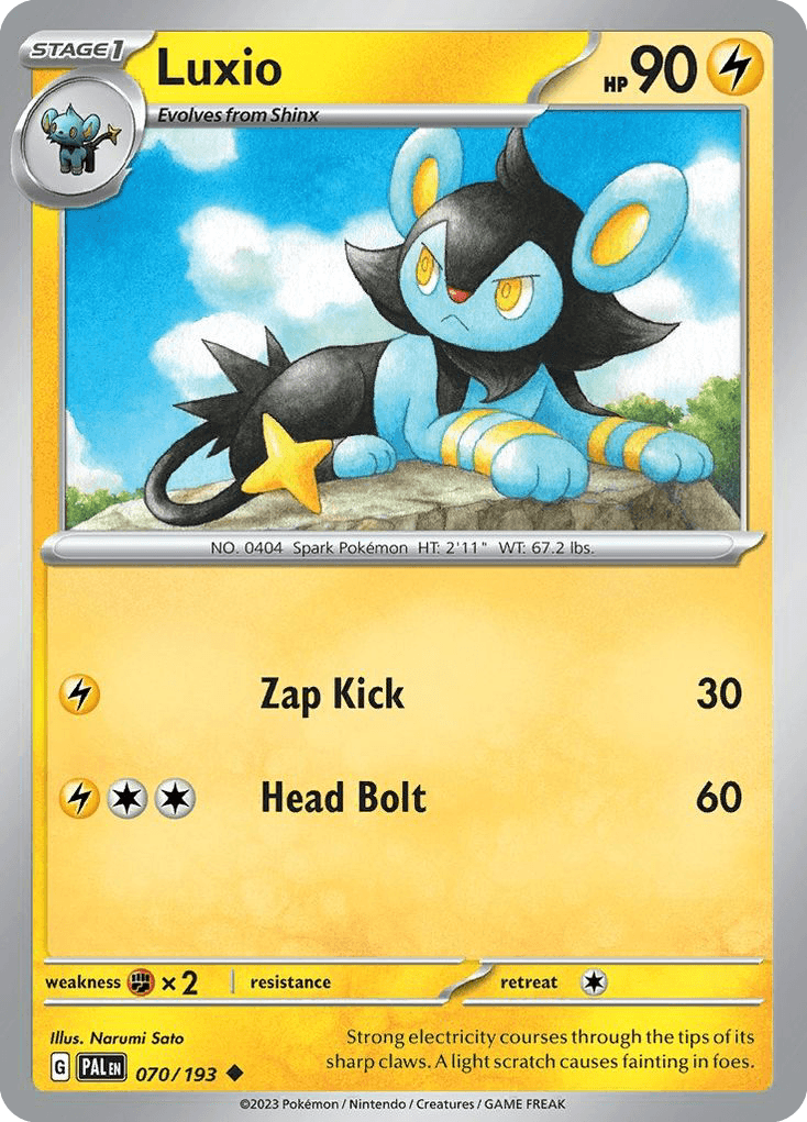 Carta Pokémon Luxio 70
